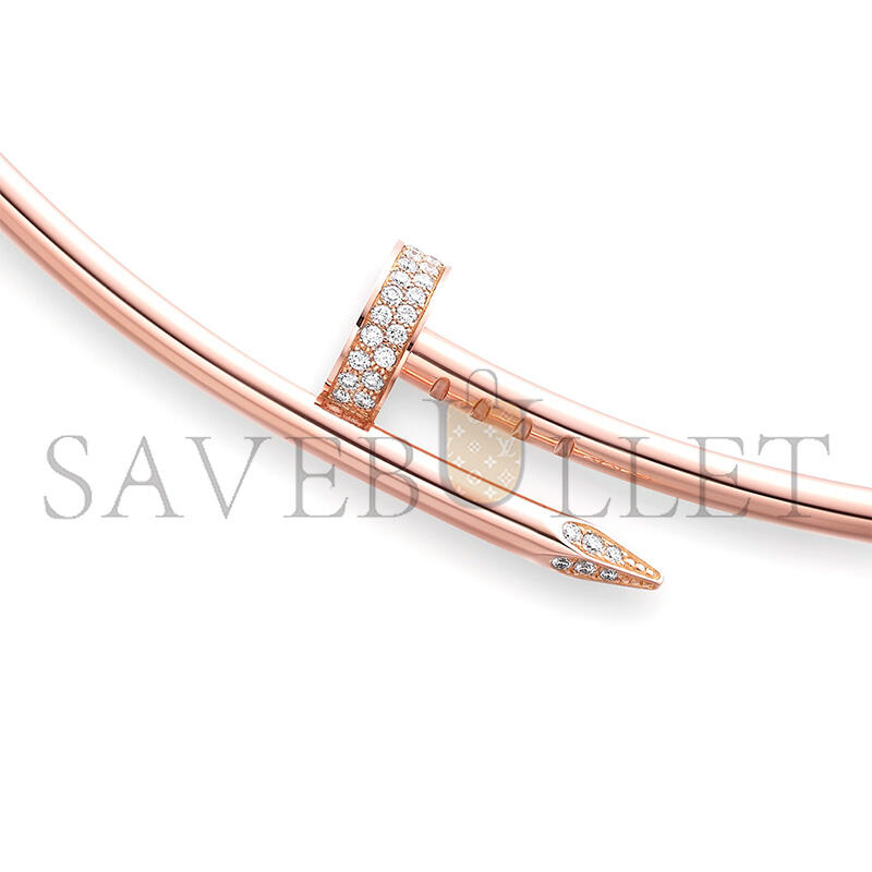 CARTIER COLLIER TORQUE JUSTE UN CLOU, MODELLO PICCOLO, DIAMANTI REF.N7424419